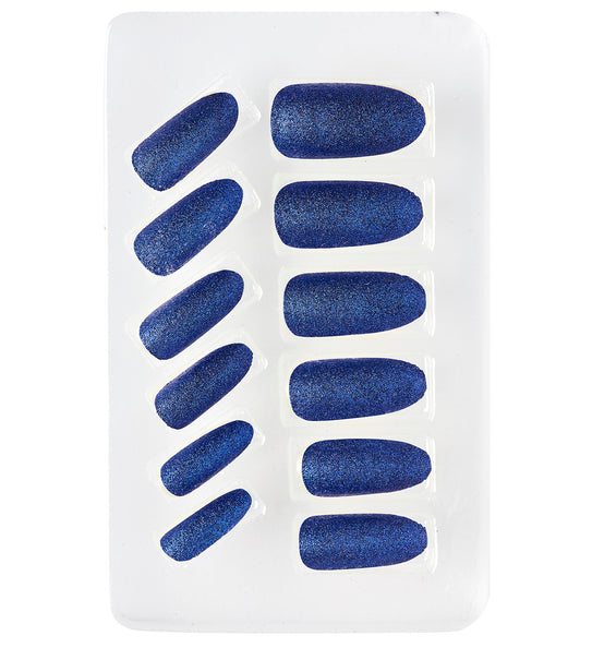 e-carnavalskleding-SYK Glitter opplaknagels blauw