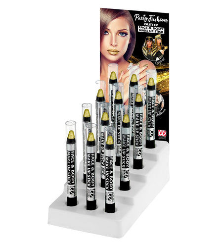 e-carnavalskleding-SYK Glitter potlood make-up goud