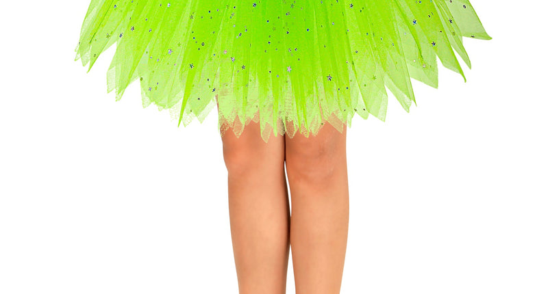 e-carnavalskleding-SYK Glitter tutu rok groen kinderen