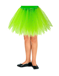 e-carnavalskleding-SYK Glitter tutu rok groen kinderen
