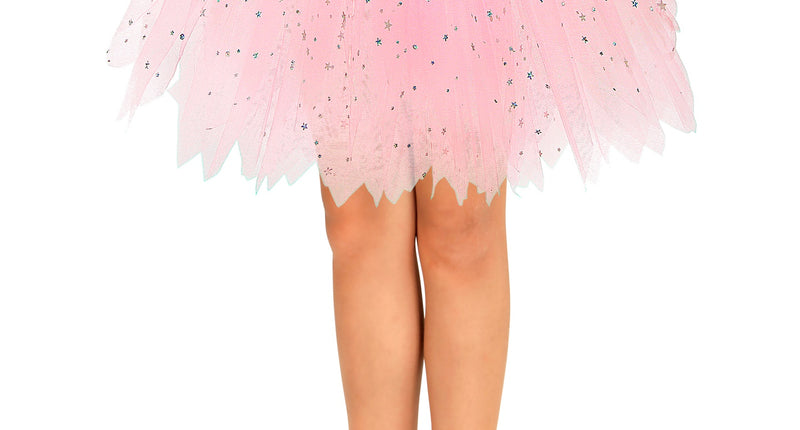 e-carnavalskleding-SYK Glitter tutu rok kort lichtroze kinderen