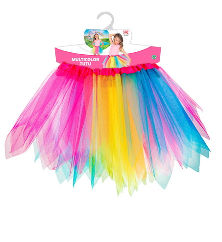 e-carnavalskleding-SYK Glitter tutu rok multi kleuren kinderen