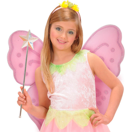 e-carnavalskleding-SYK Glitter vlindervleugels roze kinderen