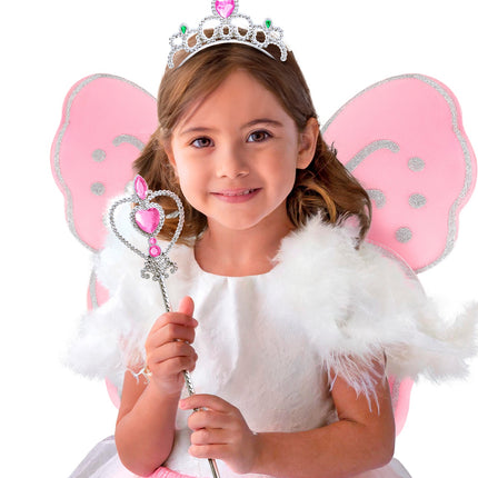 e-carnavalskleding-SYK Glitter vlindervleugels roze kinderen