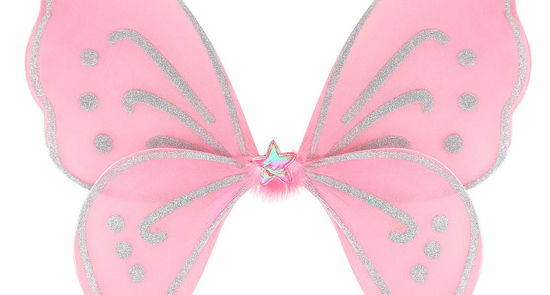 e-carnavalskleding-SYK Glitter vlindervleugels roze kinderen