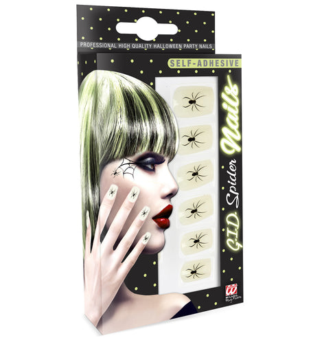 e-carnavalskleding-SYK Glow in the dark opplaknagels