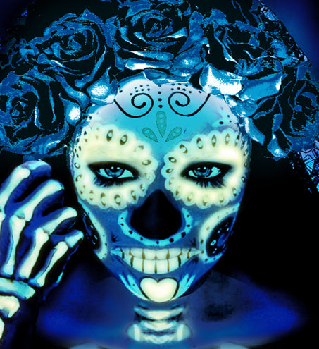 e-carnavalskleding-SYK Glow in the dark schmink