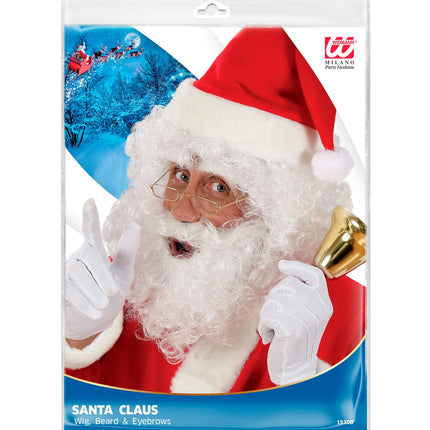 e-carnavalskleding-SYK Goedkope kerstman baard met snor