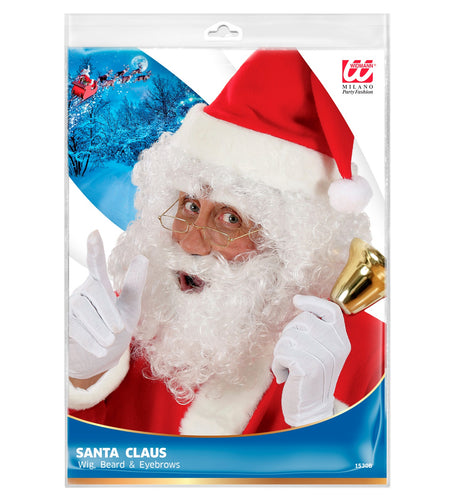 e-carnavalskleding-SYK Goedkope kerstman baard met snor