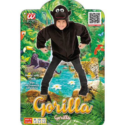e-carnavalskleding-SYK Gorilla kostuum voor kinderen