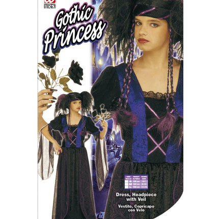 e-carnavalskleding-SYK Gothic kostuum Prinses Jill kind
