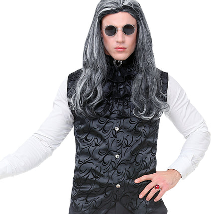 e-carnavalskleding-SYK Gotisch vest met jabot heren