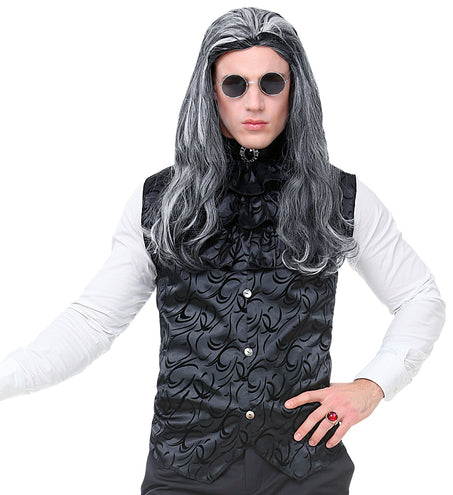 e-carnavalskleding-SYK Gotisch vest met jabot heren