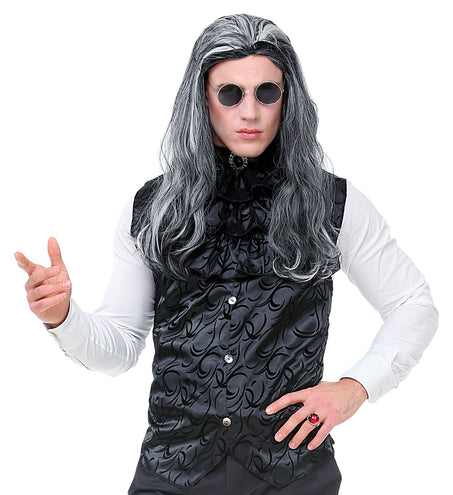 e-carnavalskleding-SYK Gotisch vest met jabot heren