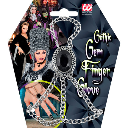 e-carnavalskleding-SYK Gotische hand parelketting