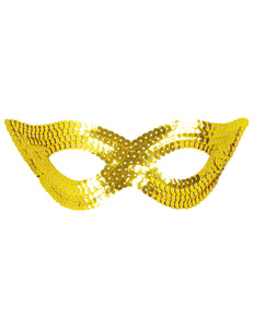 e-carnavalskleding-SYK Goud oogmasker pailletten