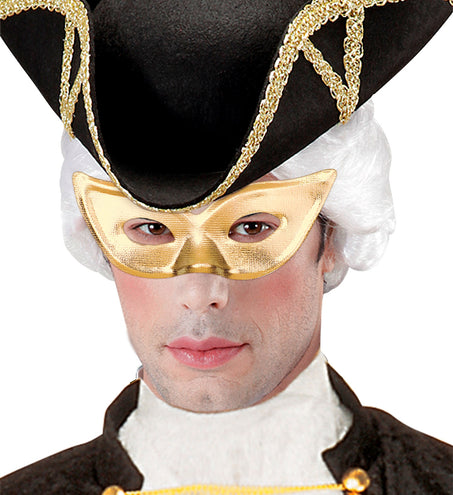 e-carnavalskleding-SYK Goud oogmasker papillon