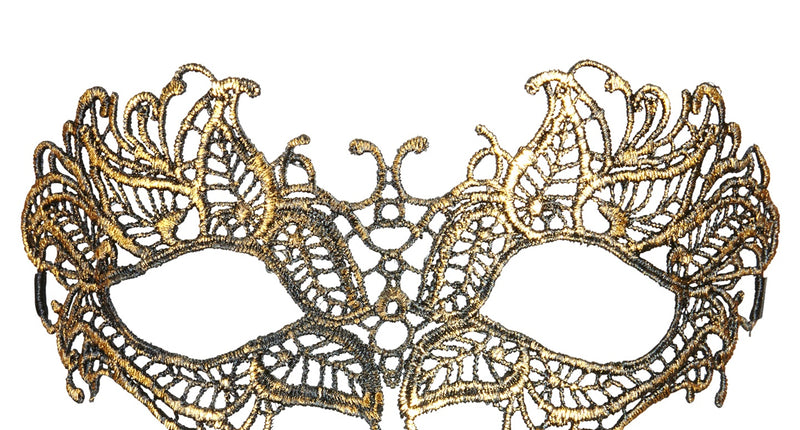 e-carnavalskleding-SYK Gouden antieke oogmaskertjes