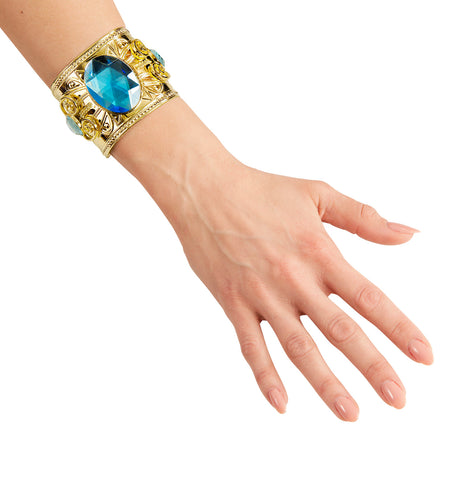 e-carnavalskleding-SYK Gouden armband met topaas steentjes