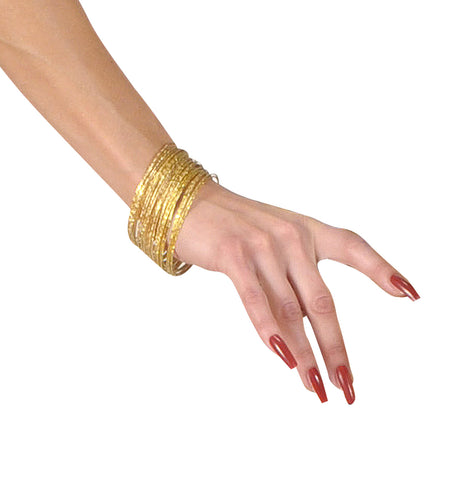 e-carnavalskleding-SYK Gouden armbanden 40 stuks zigeunerin