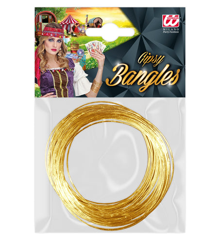e-carnavalskleding-SYK Gouden armbanden 40 stuks zigeunerin