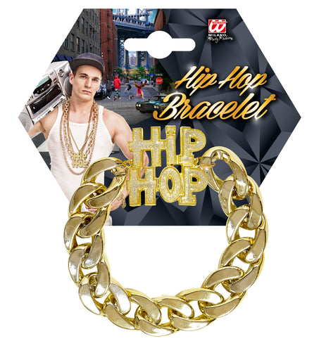 e-carnavalskleding-SYK Gouden bling bling hiphop armbandjes
