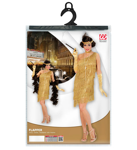 e-carnavalskleding-SYK Gouden Charlestonjurk voor party's