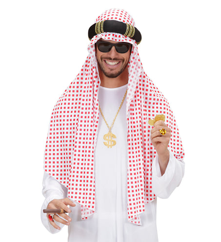 e-carnavalskleding-SYK Gouden dollarketting pooier