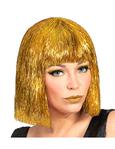e-carnavalskleding-SYK Gouden glitter pruik Vegas