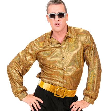 e-carnavalskleding-SYK Gouden glitter riem