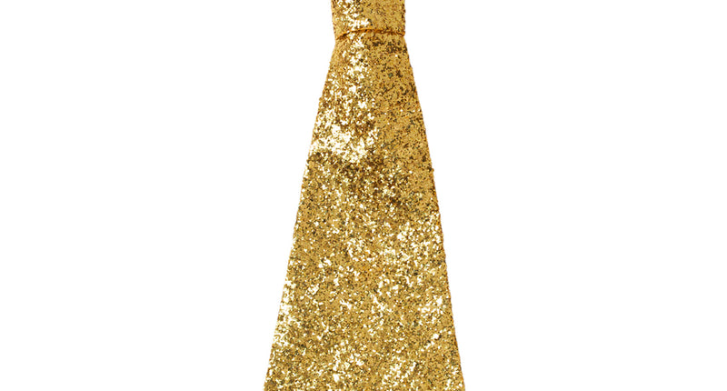 e-carnavalskleding-SYK Gouden glitter stropdas