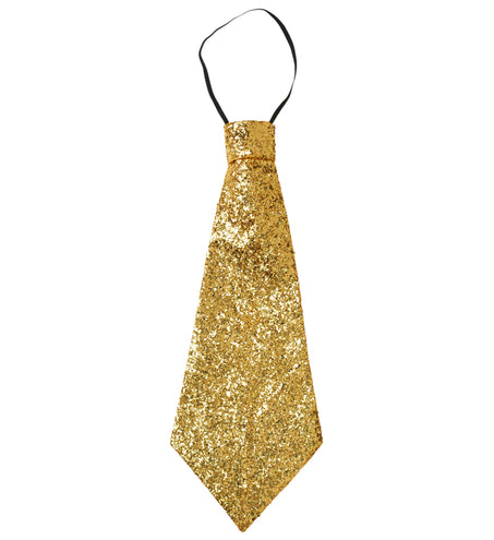 e-carnavalskleding-SYK Gouden glitter stropdas