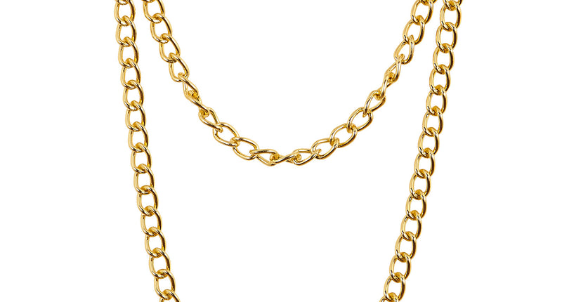 e-carnavalskleding-SYK Gouden ketting gangster fout