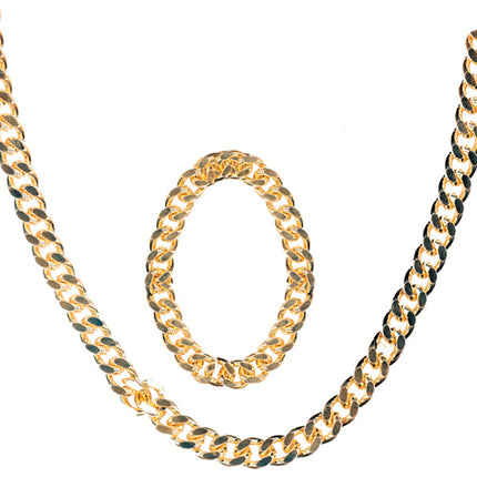 e-carnavalskleding-SYK Gouden ketting nep goud rapper
