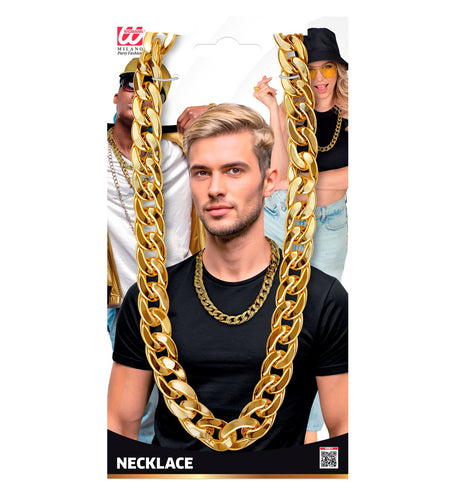 e-carnavalskleding-SYK Gouden ketting schakels nep