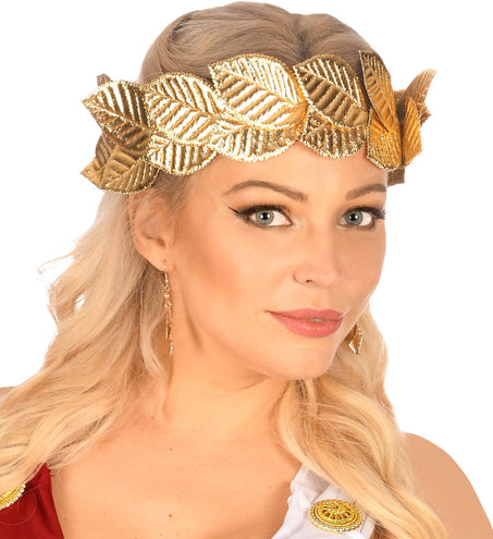 e-carnavalskleding-SYK Gouden kroon laurierbladeren