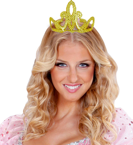 e-carnavalskleding-SYK Gouden kroontje glitters Jill