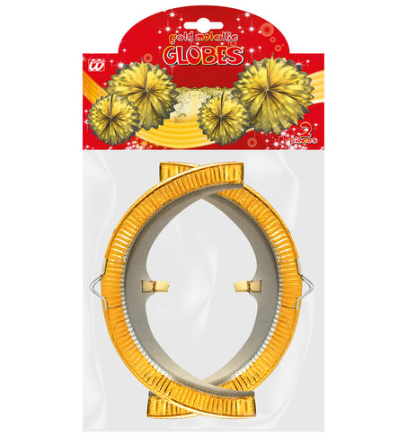 e-carnavalskleding-SYK Gouden lampion bol 25cm