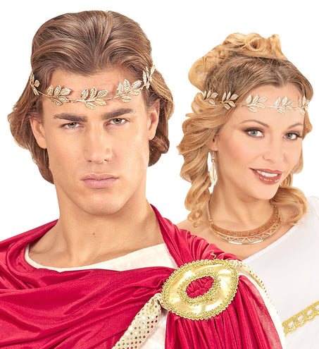 e-carnavalskleding-SYK Gouden laurierblad kroon
