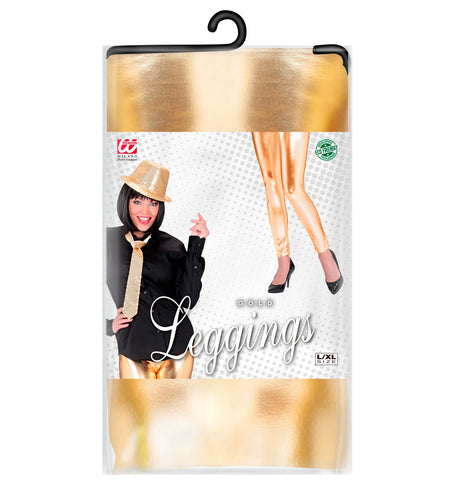 e-carnavalskleding-SYK Gouden legging glans