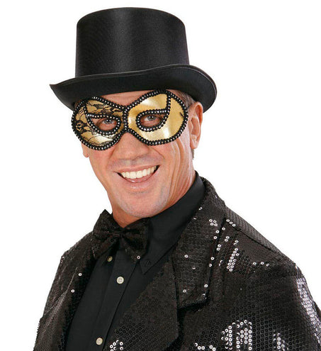 e-carnavalskleding-SYK Gouden oogmasker Venetië glitters