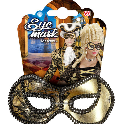 e-carnavalskleding-SYK Gouden oogmasker Venetië glitters