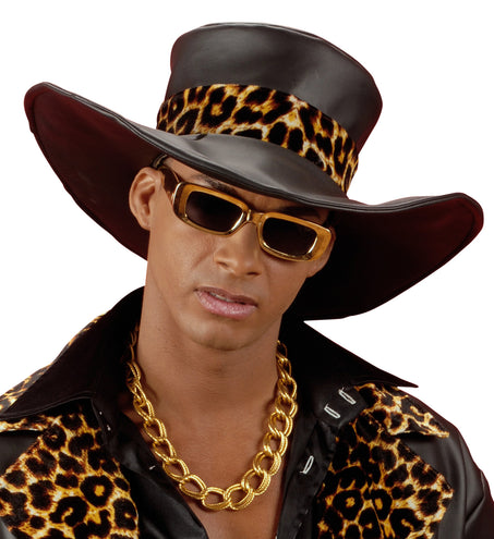 e-carnavalskleding-SYK Gouden pooier ketting rapper