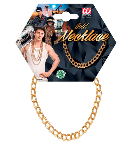 e-carnavalskleding-SYK Gouden pooier ketting rapper