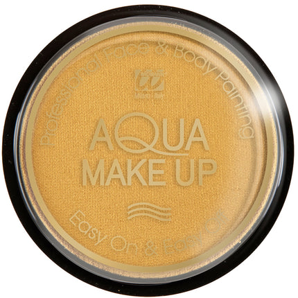 e-carnavalskleding-SYK Gouden schmink aqua metallic