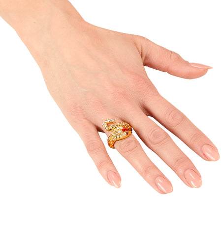 e-carnavalskleding-SYK Gouden slangen ringen