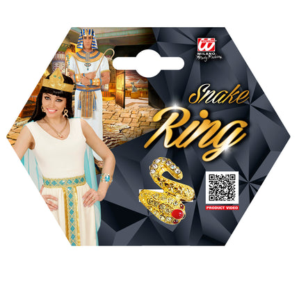 e-carnavalskleding-SYK Gouden slangen ringen