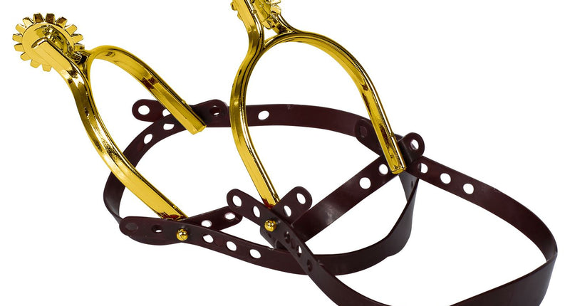 e-carnavalskleding-SYK Gouden sporen cowboy luxe