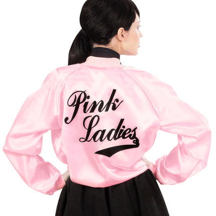 e-carnavalskleding-SYK Grease Pink Lady Olivia Newton John jasje