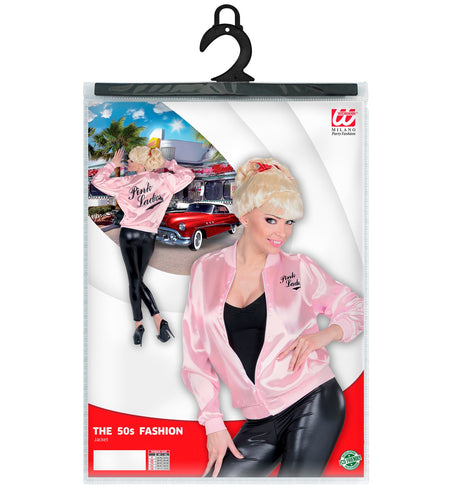 e-carnavalskleding-SYK Grease Pink Lady Olivia Newton John jasje